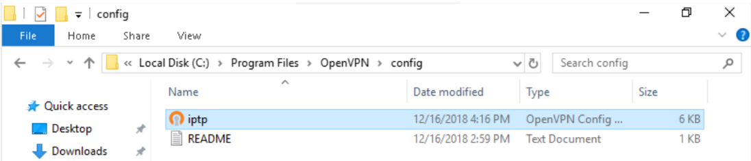 Configuração VPN