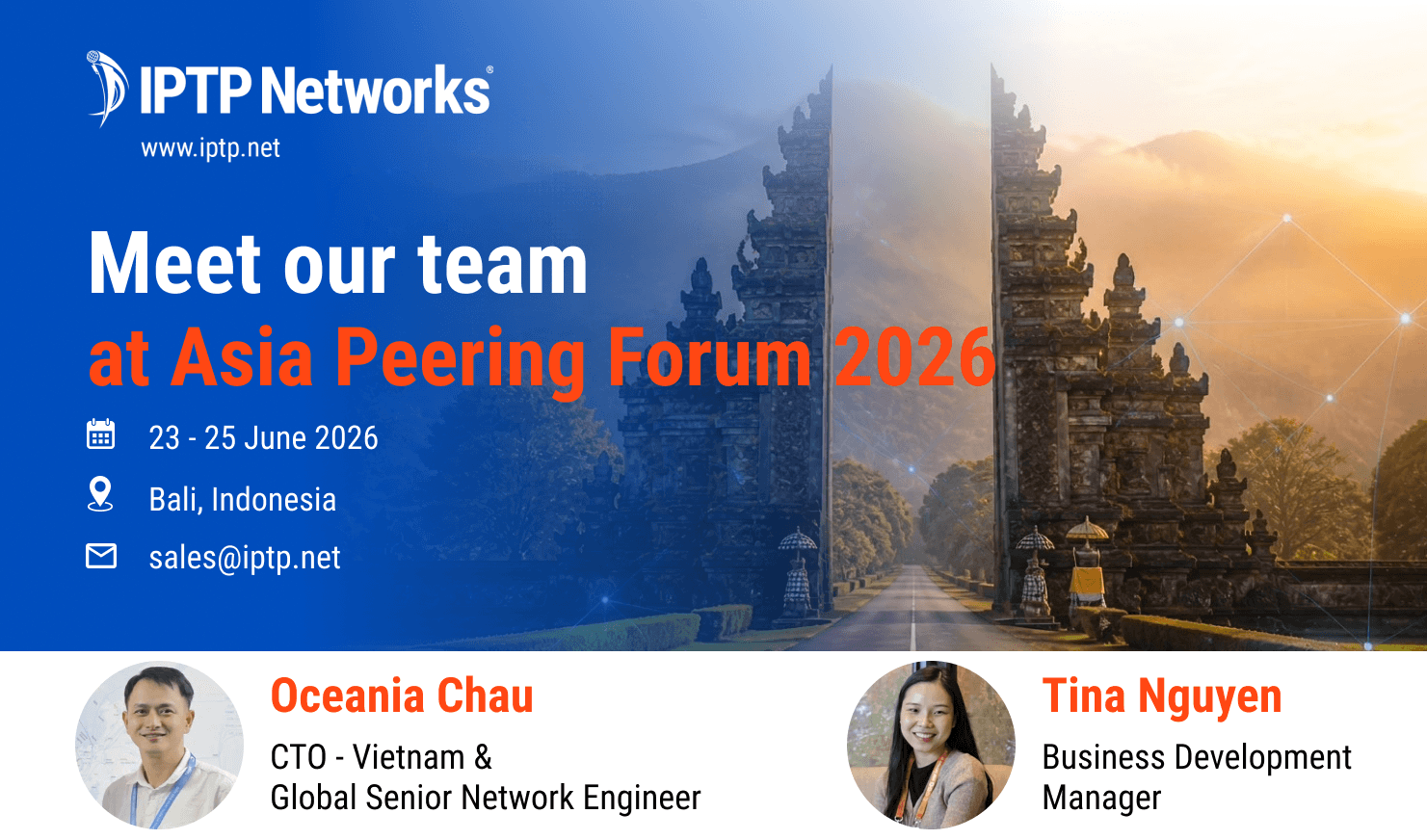 IPTP Networks at APF 2026 in Bali