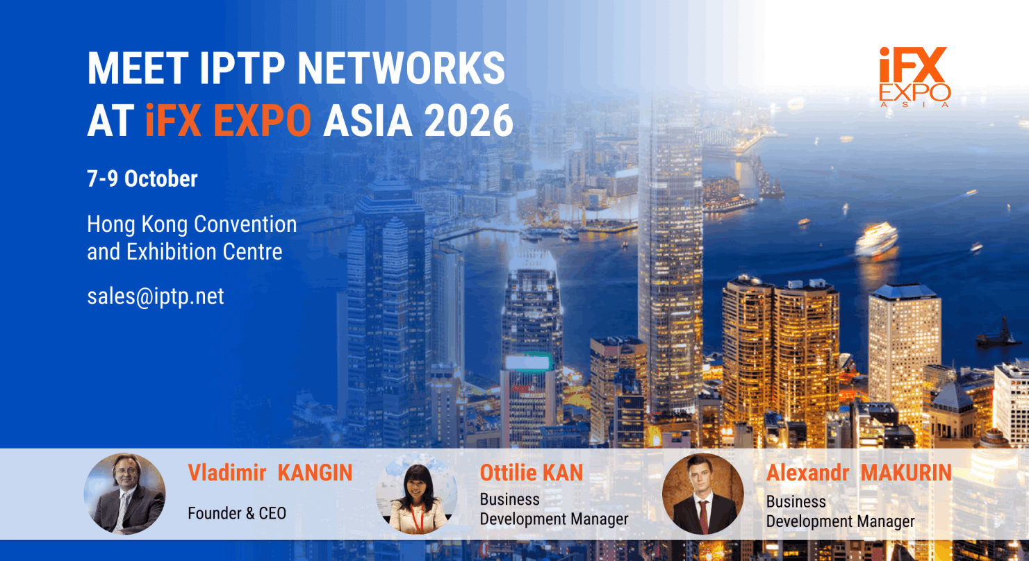 IPTP Networks at iFX EXPO Asia 2026, Hong Kong