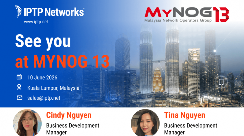 IPTP Networks at MYNOG 13 in Kuala Lumpur.